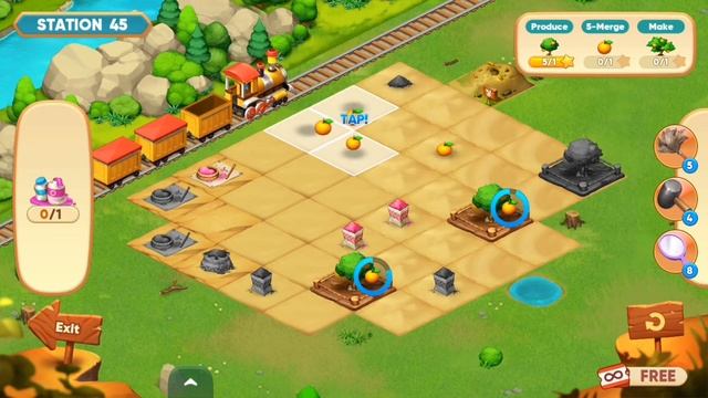 3 match merge game Merge Train Town Puzzle Merge Game Level 45 Gameplay Guide смотреть онлайн