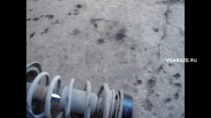 Замена передних пружин стоек пассат б3