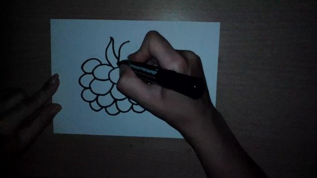 Как нарисовать малину - How to draw a raspberry - 如何画一个覆盆子 смотреть онлайн