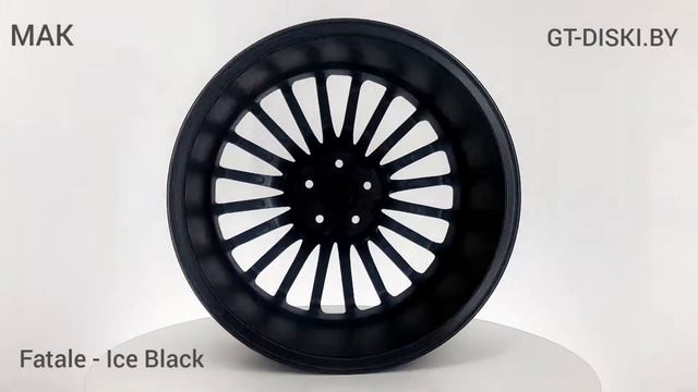 ЛИТЫЕ ДИСКИ MAK Fatale Ice Black // МАК Fatale Черный с проточкой матовый смотреть онлайн