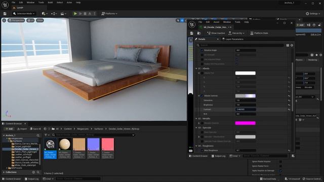 26. Unreal Engine 5.1 Для архитектурной визуализации - Материалы для спальни смотреть онлайн