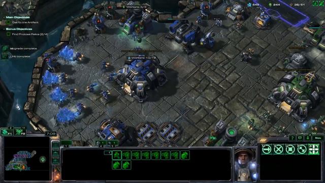 StarCraft 2: 3-Person Co-op (Wings of Liberty) 04 смотреть онлайн