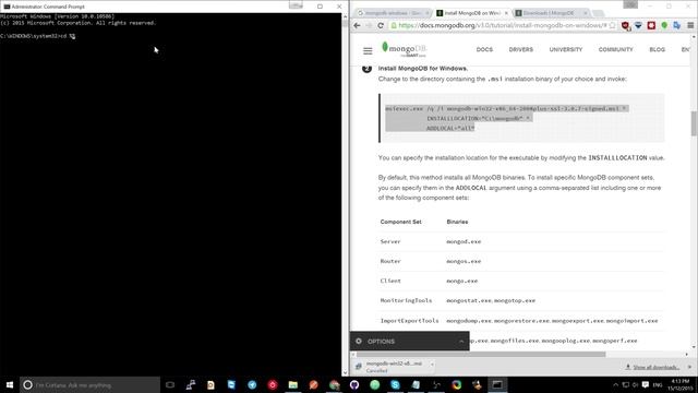 Easy way to install Mongo on Windows смотреть онлайн