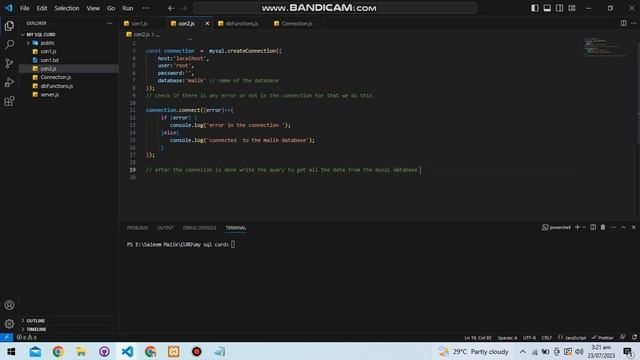 How to get data form MySQL database in NodeJS in phpmyadmin смотреть онлайн