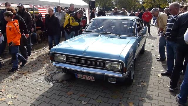 Fahrzeugpräsentation Opel Rekord 1967 PEP Cars Frankfurt Okt 2017 MP4 смотреть онлайн