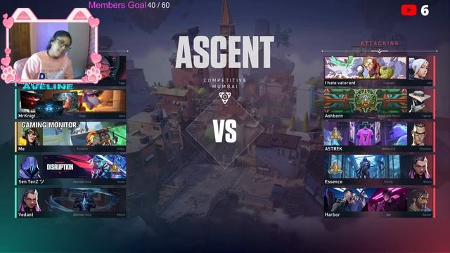 Immortal Rank Grind in VALORANT | LIVE with AVELINE | #girlgamer смотреть онлайн