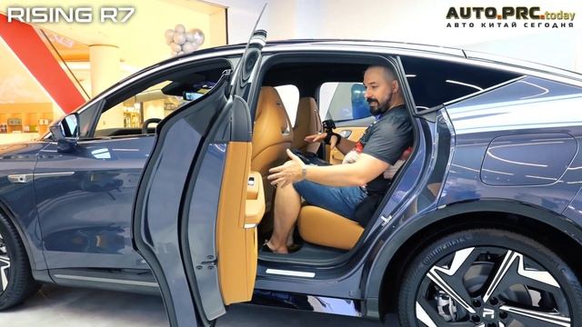 RISING AUTO R7. Китайская электро-новинка с автопилотом и сменной АКБ (Обзор на русском) смотреть онлайн