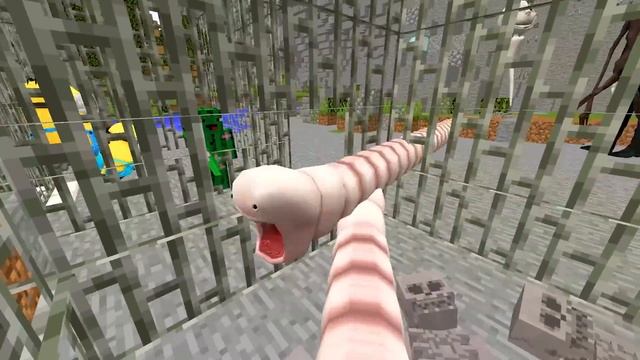 I found SECRET MAZE in MINECRAFT animation! OBUNGA NEXTBOTS AMONG US ROBLOX RAINBOW FRIENDS FNAF 4 смотреть онлайн