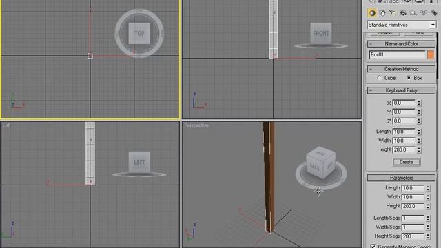 Простейшие модификаторы в 3Ds Max 2009. Скручивание (22/44) смотреть онлайн