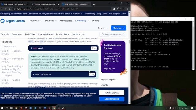 Cara install Apache,mysql,PHP,melalui PuTTY ? смотреть онлайн