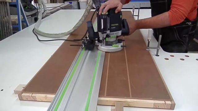 WOODMAN: Jig for routing grooves / Шаблон для фрезеровки гальтель-шпунта. смотреть онлайн