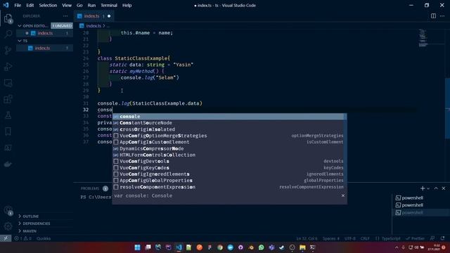 Typescript - 4 (Class) смотреть онлайн