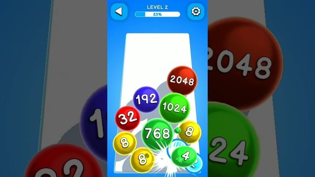 ??? 2048 Balls 3D Gameplay ?☔? смотреть онлайн