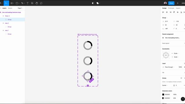 Create a Loading Loop Animation with Figma - Step-by-Step Tutorial смотреть онлайн