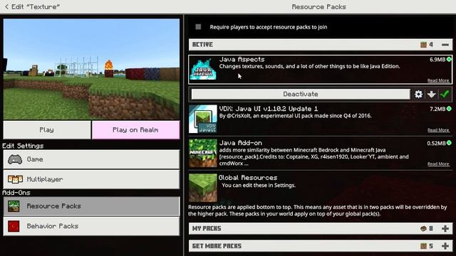 CARA MENGUBAH TAMPILAN MCPE MENJADI MCPC 98% MIRIP!! - MCPE VERSI 1.16+ смотреть онлайн