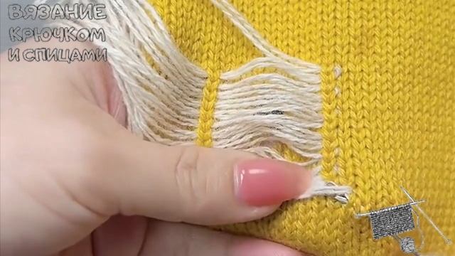 Detailed Lesson On Repairing A Knitted Product