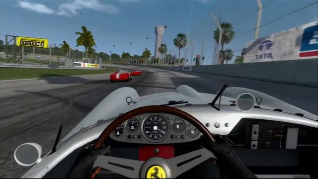 PS3 - SUPERCAR CHALLENGE - Ferrari 250 Testa Rossa - Track - Homestead Oval - 20 Laps - Gameplay - смотреть онлайн