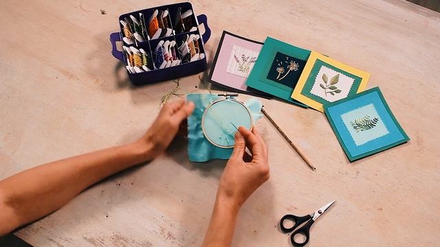 Вышивка на Троицу | Летняя открытка своими руками смотреть онлайн