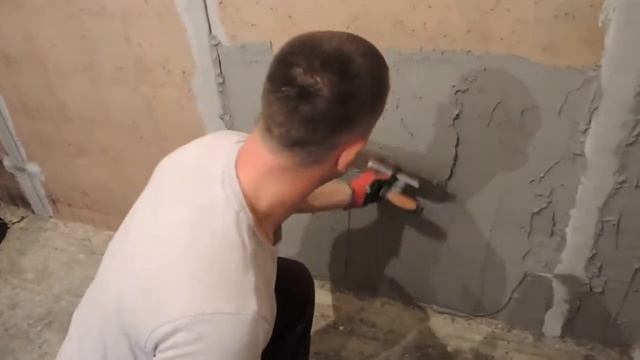 Штукатурка стены. Процесс от начала до конца. Ремонт квартир в Москве смотреть онлайн