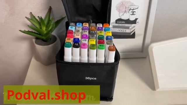 Скетч маркеры 36 шт смотреть онлайн