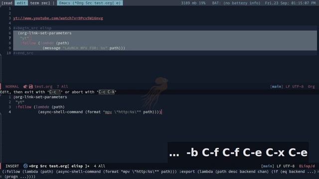Extending org-mode to handle youtube links the way I linke 'em смотреть онлайн