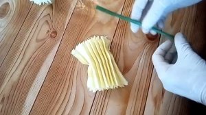 Мастер-класс "Гвоздика из салфеток"