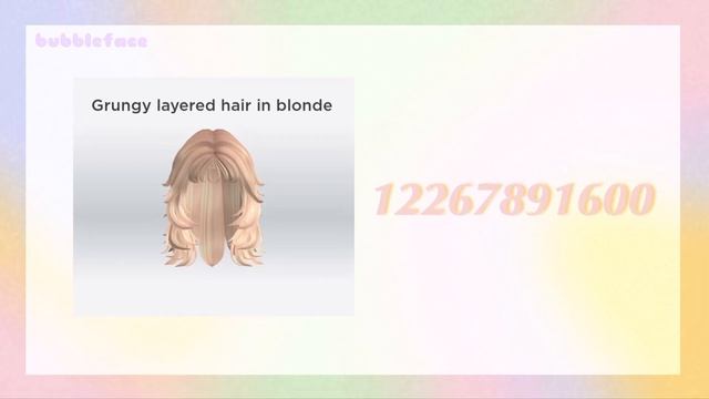 Uncommon Blonde Roblox Hair Id Codes! смотреть онлайн