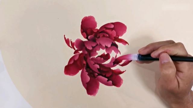Peony Painting in Chinese Watercolor – Talented artist смотреть онлайн