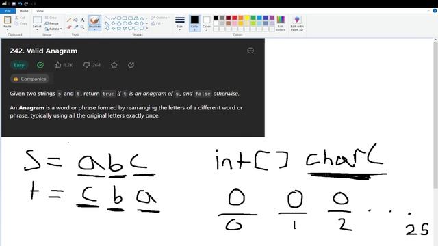 Valid Anagram - LeetCode 242 - Java Solution and Explanation смотреть онлайн