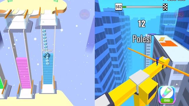 ✅ Max Level Games - Count Masters Vs Marble Run 3D - Gameplay Walkthrough смотреть онлайн