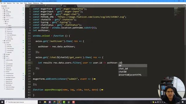 18. Usuarios del chat - Aplicación de Chat con Laravel, Websockets y Laravel Echo смотреть онлайн