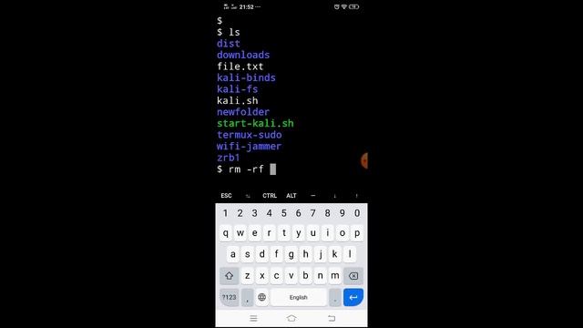 How to delete folder or directory from termux -- Tech8six смотреть онлайн