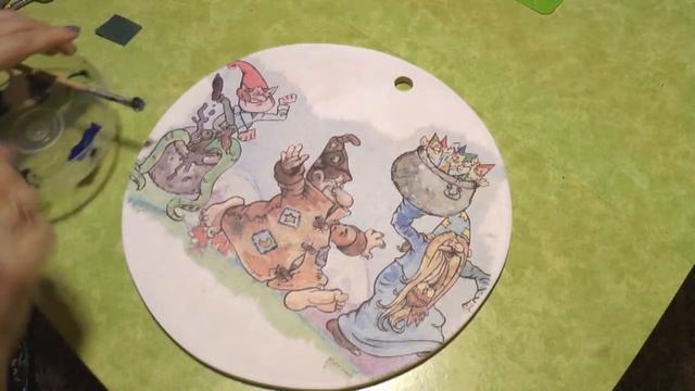 Декупаж рисовой бумагой разделочной доски смотреть онлайн