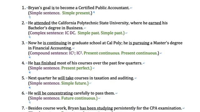Becoming a Certified Public Accountant - Verbs in the future time frame смотреть онлайн