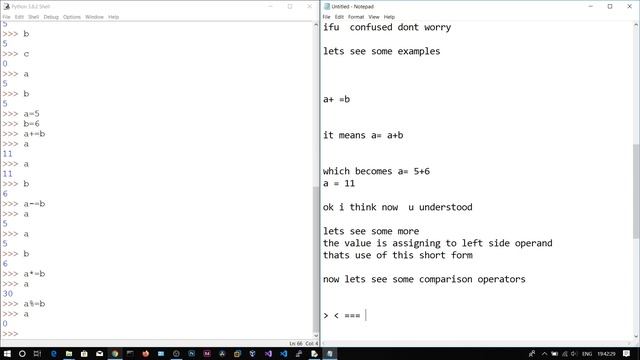 Python 3 Tutorial : Operators смотреть онлайн