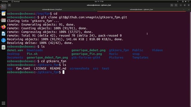 Using gtk-fortran as a fpm dependency смотреть онлайн