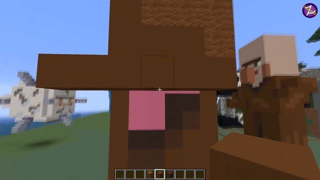 Minecraft Villager - Villager Statue, Mob Build,  PS4, XBox, PC, Pocket Edition, Switch