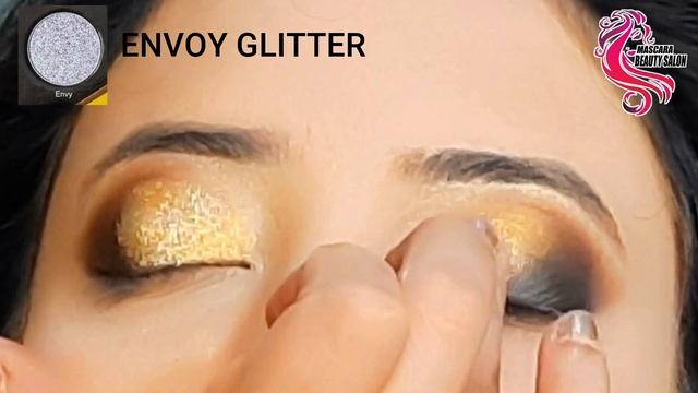 GOLDEN BROWN EYE MAKEUP |mascara beauty salon| |eye makeup| ||tutorial|| ||beauty salon makeup|| смотреть онлайн
