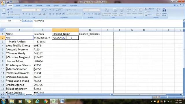 How to Remove Non-Printable Characters from a String in EXCEL|CLEAN Function in Excel| CLEAN VS TRI смотреть онлайн