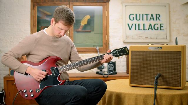 Let The Tones Do The Talking... Gibson Custom Shop 1963 SG Special VOS Cherry Red #206653 смотреть онлайн