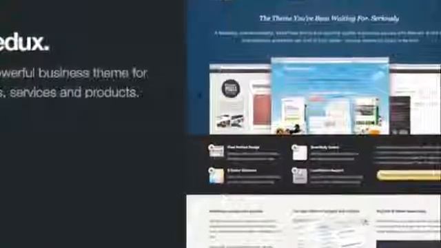 Redux: Business & Portfolio WordPress Theme смотреть онлайн