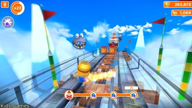 Despicable Me Minion Rush All Bossess vs Sonic Dash ALL BOSS Fight смотреть онлайн