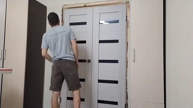 Как поставить двустворчатую дверь - Бородатая Дверь - канал про межкомнатные двери смотреть онлайн