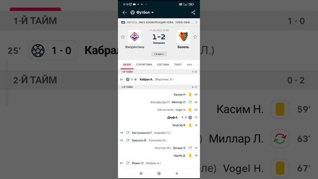 Прогноз Базель- Фиорентина,18 05 23г + смотреть онлайн