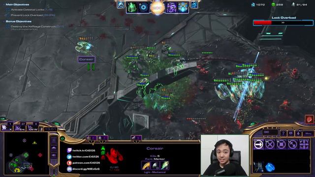 Vorazun SOLO, without Heroes or Top Bars! | Starcraft II: Co-Op смотреть онлайн