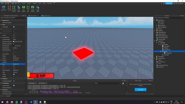 Custom Health Bar GUI - Roblox Scripting Tutorial смотреть онлайн