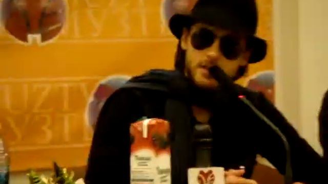 30 seconds to mars - press conference 3 - June 04, 2008 смотреть онлайн