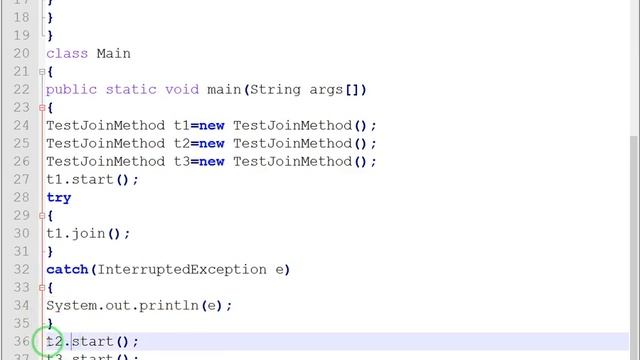 4BCA Java Programming (Thread with sleep and join method) смотреть онлайн