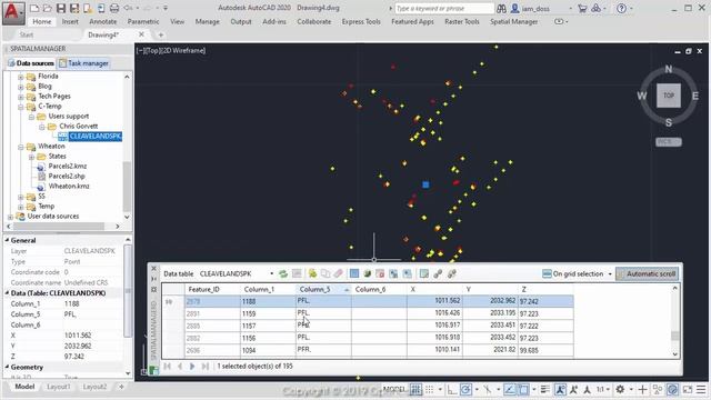 Importing CSV (Coordinates and data) (AutoCAD) (SR) смотреть онлайн