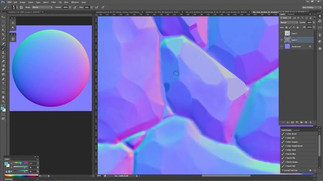 Creating a Normal Map for Hand-Painted Textures in Mudbox, Photoshop, and Unity3D смотреть онлайн